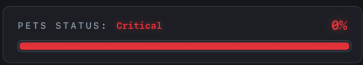 Critical status example