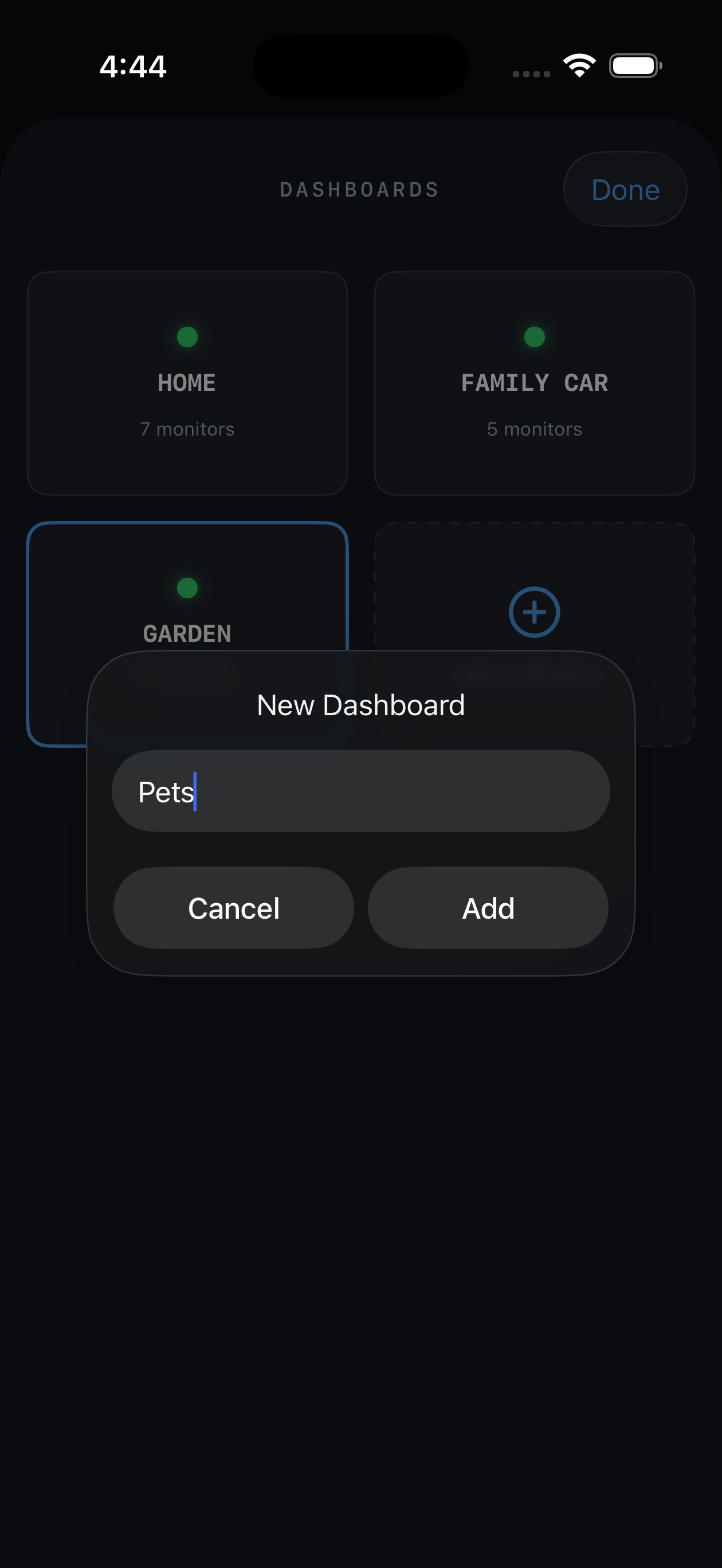 Family and car dashboard example